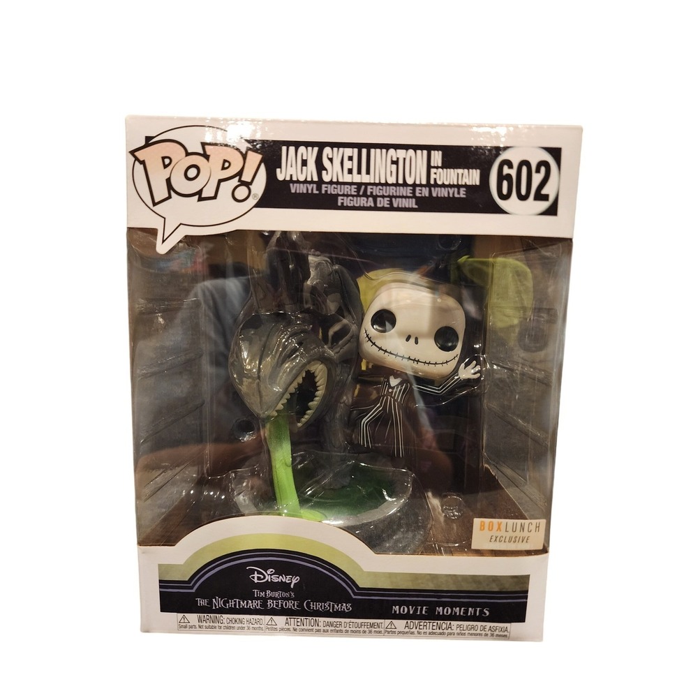 Funko Pop Jack Skellington in Fountain 602 Movie Moments BoxLunch Exclusive